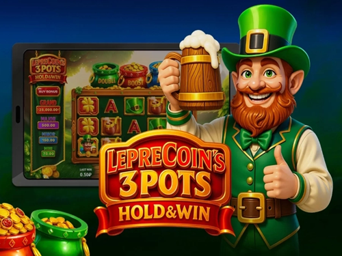 레프리코인스 3 팟츠: 홀드 앤 윈 Leprecoin's 3 Pots: Hold & Win