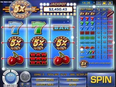 잭팟 5X 윈스 Jackpot 5X Wins