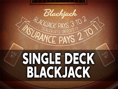 싱글 덱 블랙잭 Single Deck Blackjack