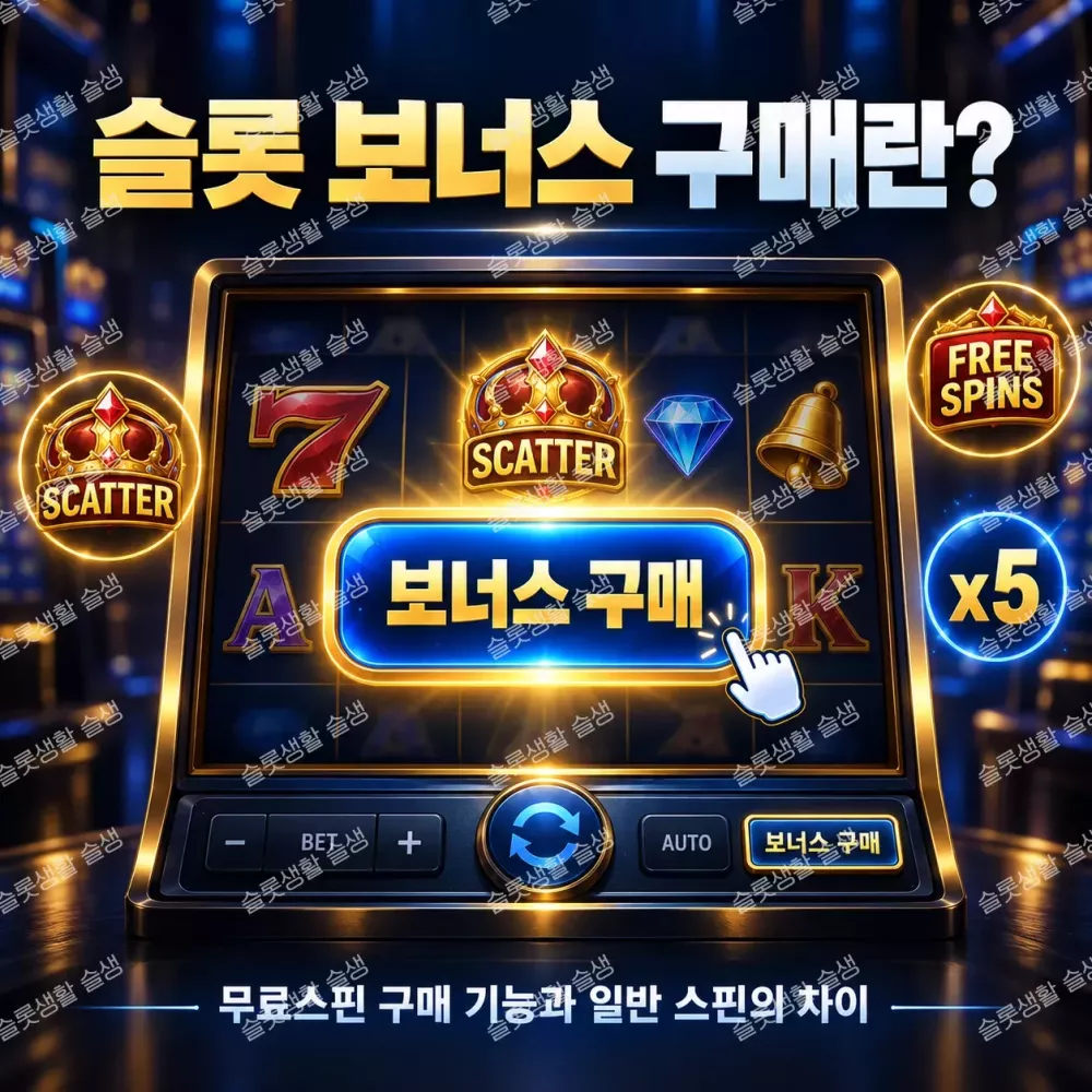 슬롯 보너스 구매 무료스핀 구매 기능과 일반 스핀의 차이