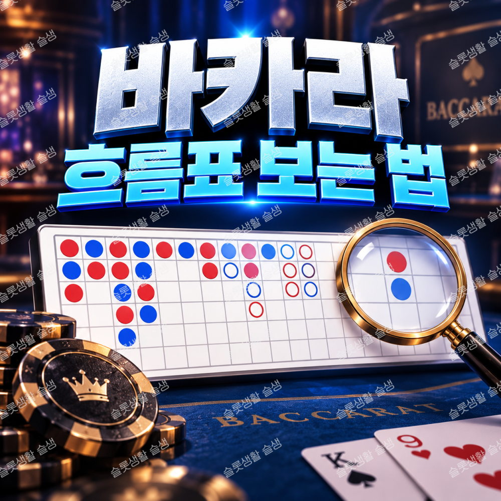 바카라 흐름표 빅로드 비드로드 연승 연패 패턴 보는 법
