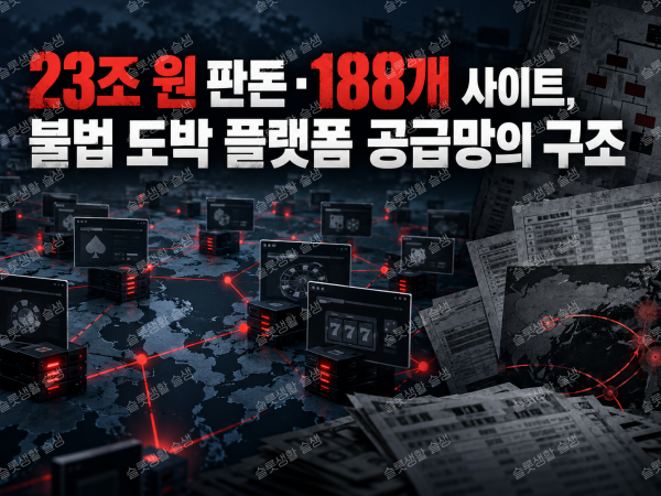 불법 도박사이트 188개 제작·공급 사건으로 살펴보는 온라인 도박 플랫폼의 공급망과 위험 신호