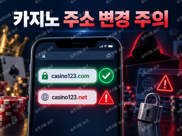 카지노 주소 변경 미러사이트 피싱 주소 사칭 사이트 구분법