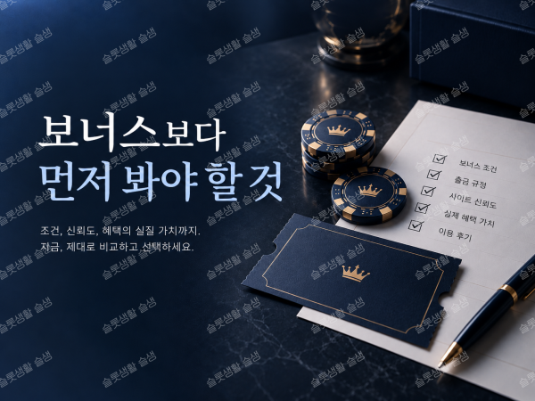 카지노 보너스 롤오버 조건과 환전 제한을 확인하는 슬롯생활 칼럼 이미지